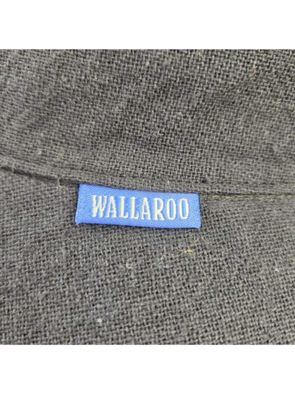 Wallaroo Reversible Resort Hat Tan & Black Wide Brim Sun Protection Cotton Blend - Picture 10 of 14